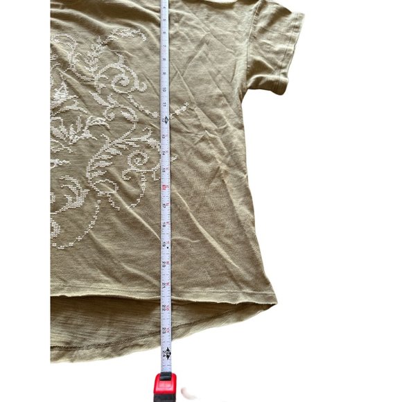 NWT WOMANS MISS ME BLOUSE GREEN SIZE LARGE | A2 - Picture 6 of 6